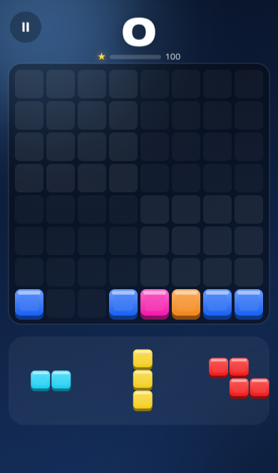 BLOCKS の実際のプレイ画面