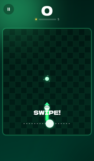 NEON SNAKE の実際のプレイ画面